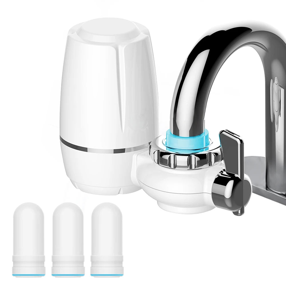 7 layers purification Ceramic Water purifier filter tap kitchen faucet Attach Filter cartridges Rust Bacteria Removal Percolator